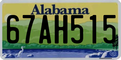 AL license plate 67AH515