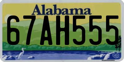 AL license plate 67AH555