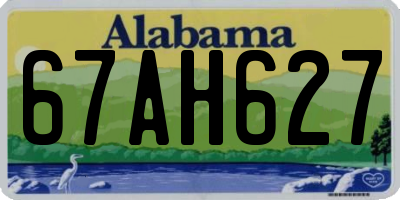 AL license plate 67AH627