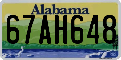 AL license plate 67AH648