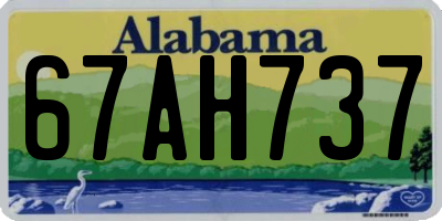 AL license plate 67AH737