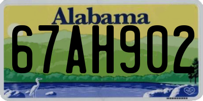 AL license plate 67AH902