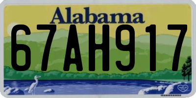 AL license plate 67AH917