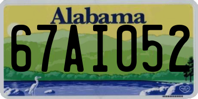 AL license plate 67AI052