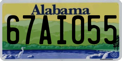 AL license plate 67AI055
