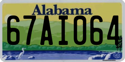 AL license plate 67AI064