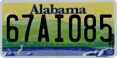 AL license plate 67AI085