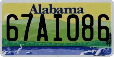 AL license plate 67AI086