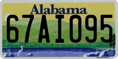 AL license plate 67AI095