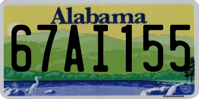 AL license plate 67AI155