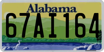 AL license plate 67AI164