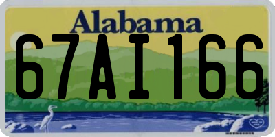AL license plate 67AI166