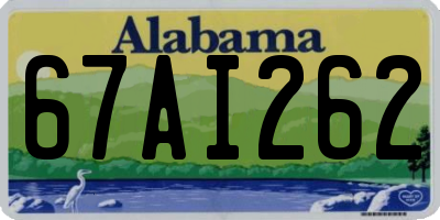 AL license plate 67AI262