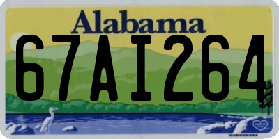 AL license plate 67AI264