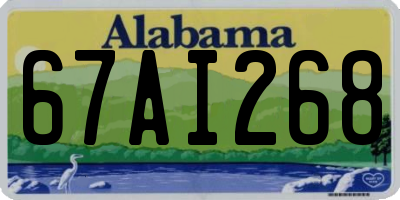 AL license plate 67AI268