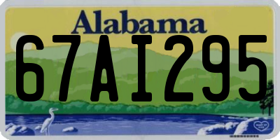 AL license plate 67AI295