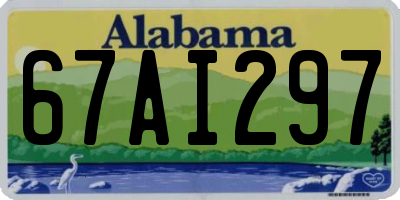 AL license plate 67AI297