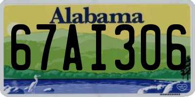 AL license plate 67AI306