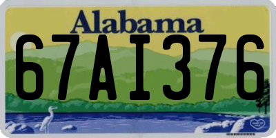 AL license plate 67AI376