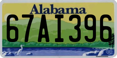 AL license plate 67AI396