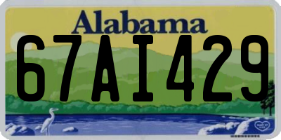 AL license plate 67AI429