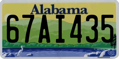 AL license plate 67AI435