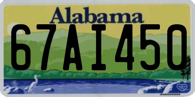 AL license plate 67AI450