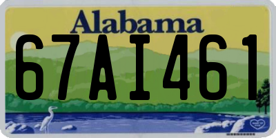 AL license plate 67AI461