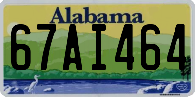 AL license plate 67AI464