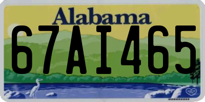 AL license plate 67AI465
