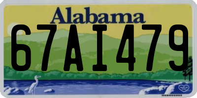 AL license plate 67AI479