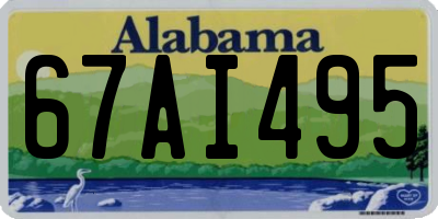 AL license plate 67AI495