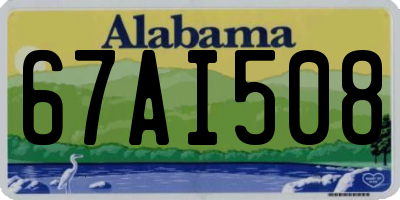 AL license plate 67AI508