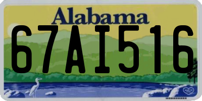 AL license plate 67AI516