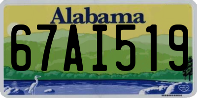 AL license plate 67AI519