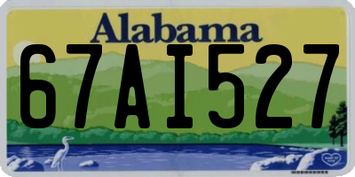 AL license plate 67AI527