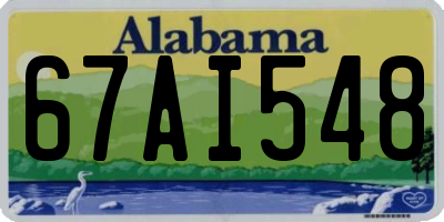 AL license plate 67AI548