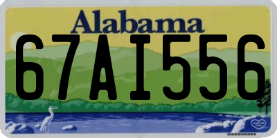 AL license plate 67AI556