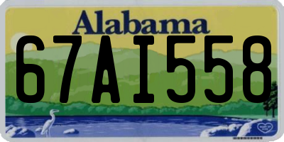 AL license plate 67AI558