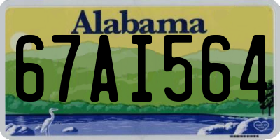 AL license plate 67AI564