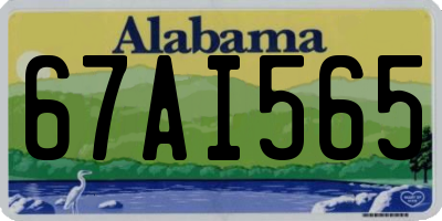 AL license plate 67AI565