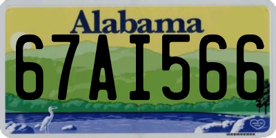 AL license plate 67AI566