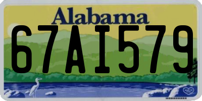 AL license plate 67AI579