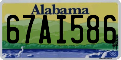 AL license plate 67AI586