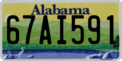 AL license plate 67AI591