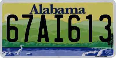 AL license plate 67AI613