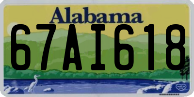 AL license plate 67AI618