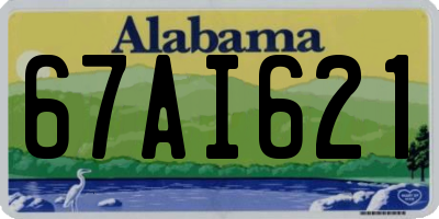AL license plate 67AI621