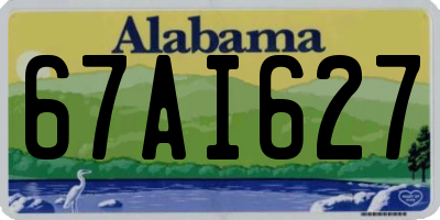 AL license plate 67AI627