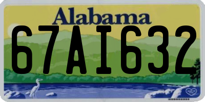 AL license plate 67AI632